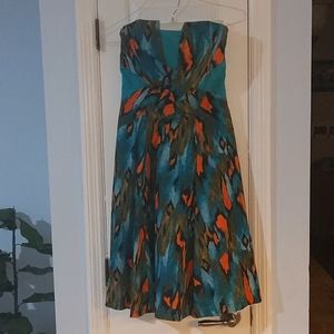 Anthropologie Girls of Savoy strapless dress